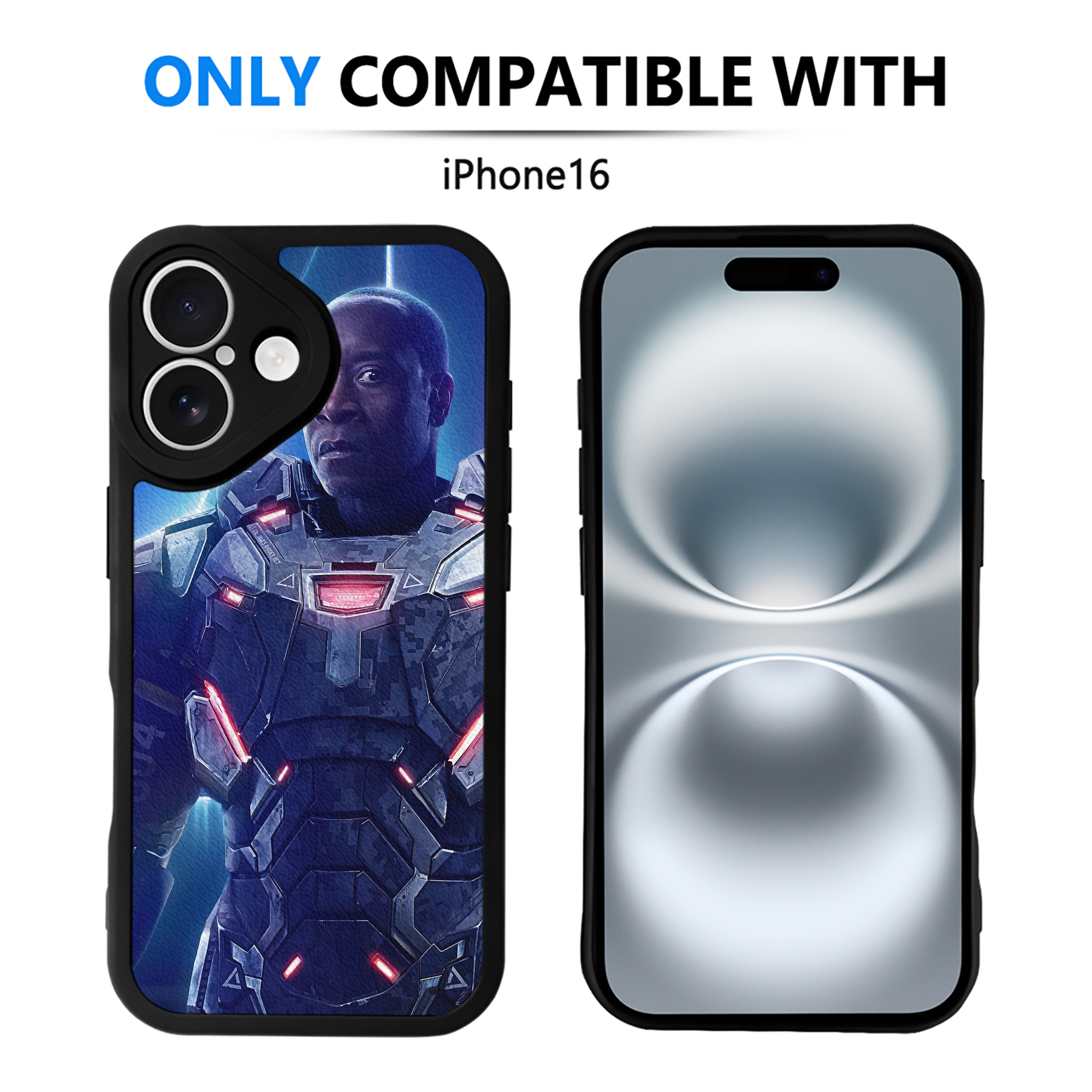 （画像用） アベンジャーズ The Avengers 【iPhone 16シリーズ対応】シリコンスマホケース（レザー調） 材質：シリコン